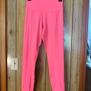 Lululemon Reversible Leggings – Pink & Gray – Size 8